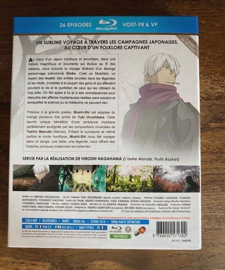 Tutti i DVDs: Mushi-Shi,Saphir Edition Intégrale Blu-Ray – Nuovo (secondo la descrizione) da Bassecourt venduto da CALUMET-X 1