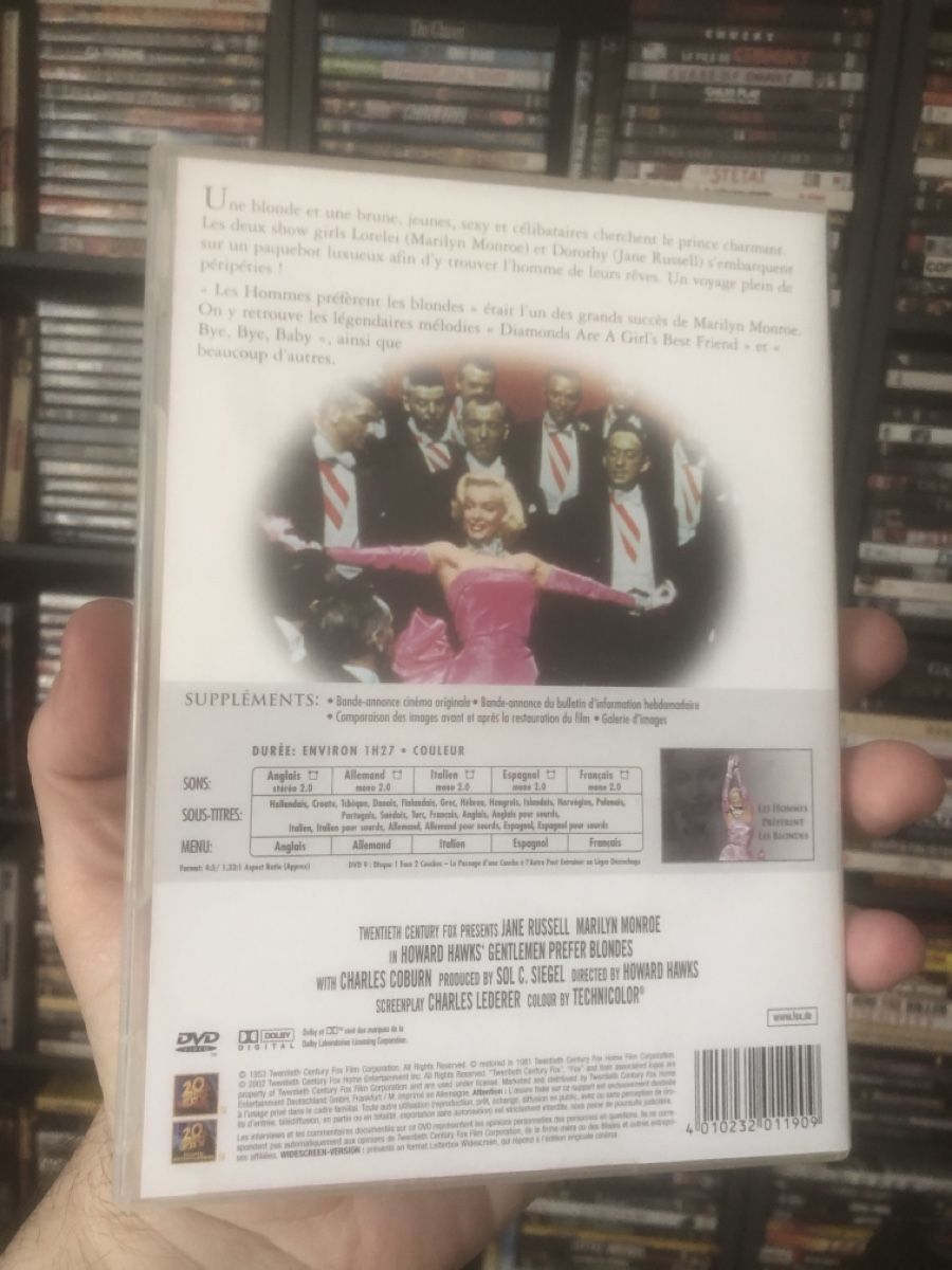 Tutti i DVDs: Les Hommes préfèrent les Blondes - dvd – Usato da Lausanne venduto da fransadpop 1