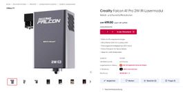 Creality Falcon A1 Pro 2W IR-Lasermodul
