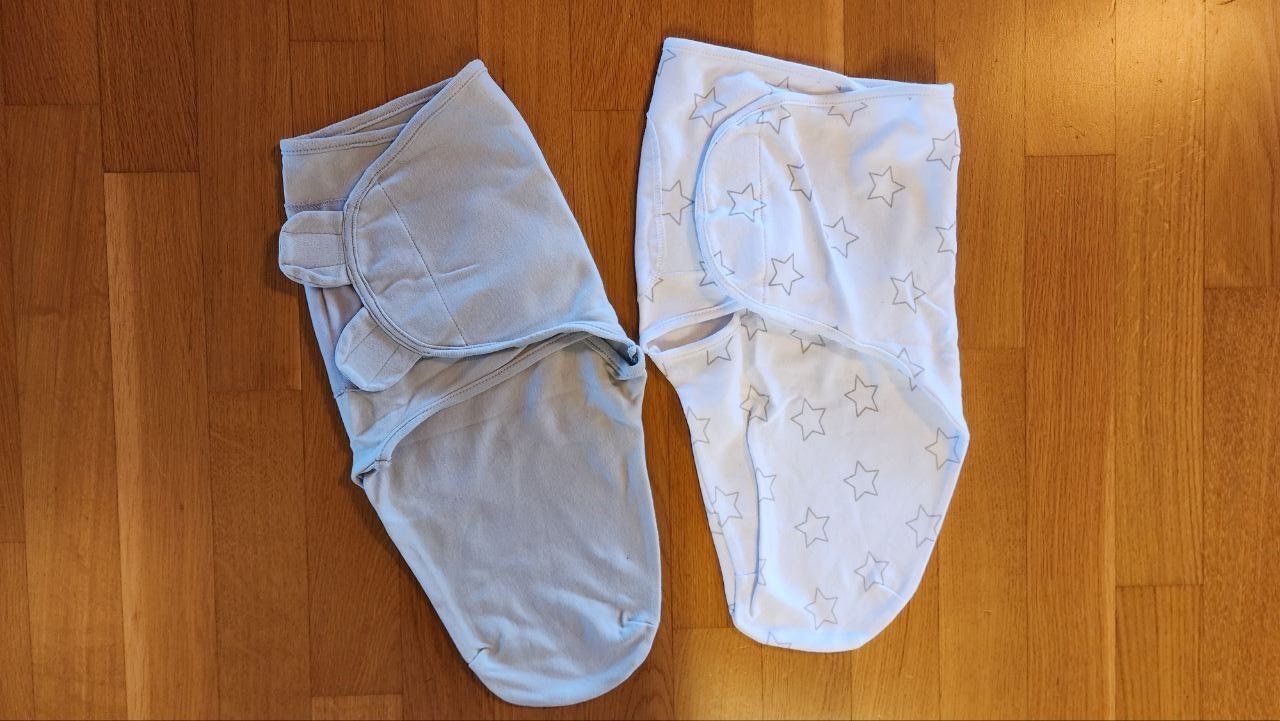 Kleiderpakete & -sets: 2er-Pack Pucktuch SwaddleMeyco, Grösse 0-3 Monate – Gebraucht aus Müllheim Dorf von Sleepnot