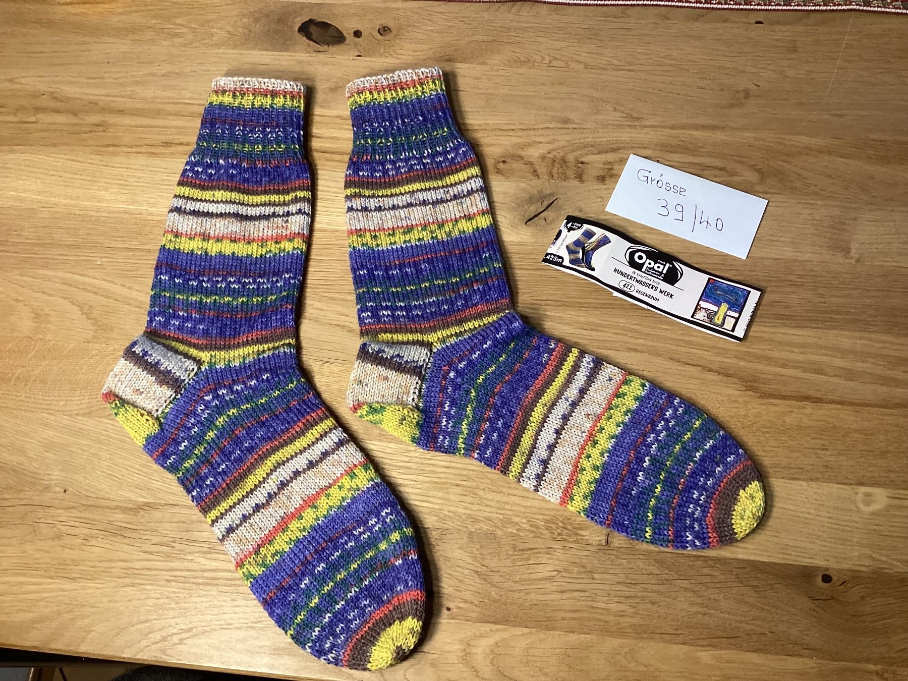 Socken: Handgestrickte Hundertwasser Socken NEUSTE Kollektion 4 – Neu und originalverpackt aus Flawil von kruemeli02 4