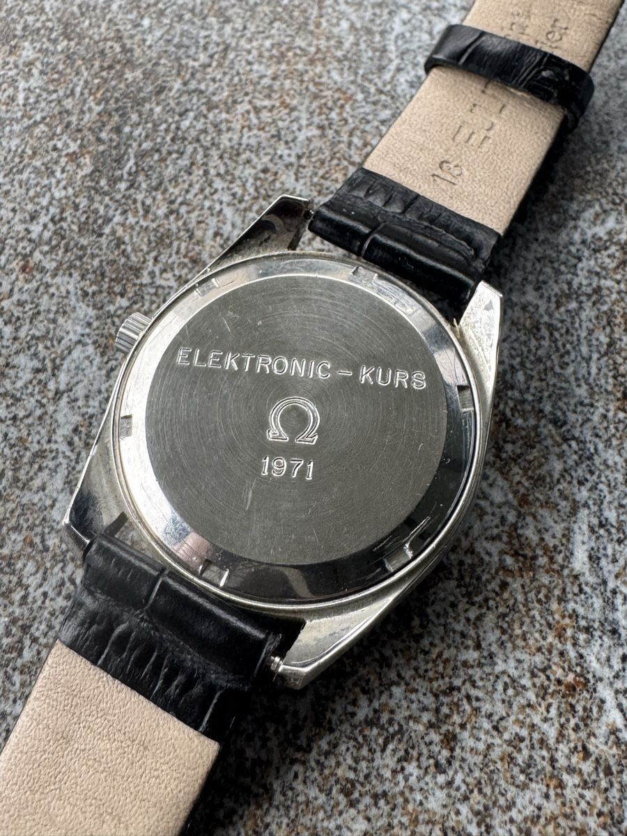 Omega Orologi: Omega Electronic F300 mit Gravur – Usato da Sursee venduto da Dersempacher