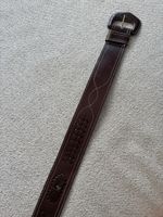Brown leather belt 