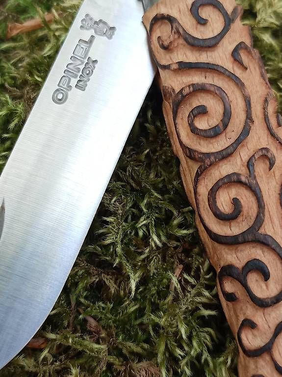 Opinel Accessori: Opinel au manche finement sculpté – Nuovo (secondo la descrizione) da vevey venduto da Matatya 4