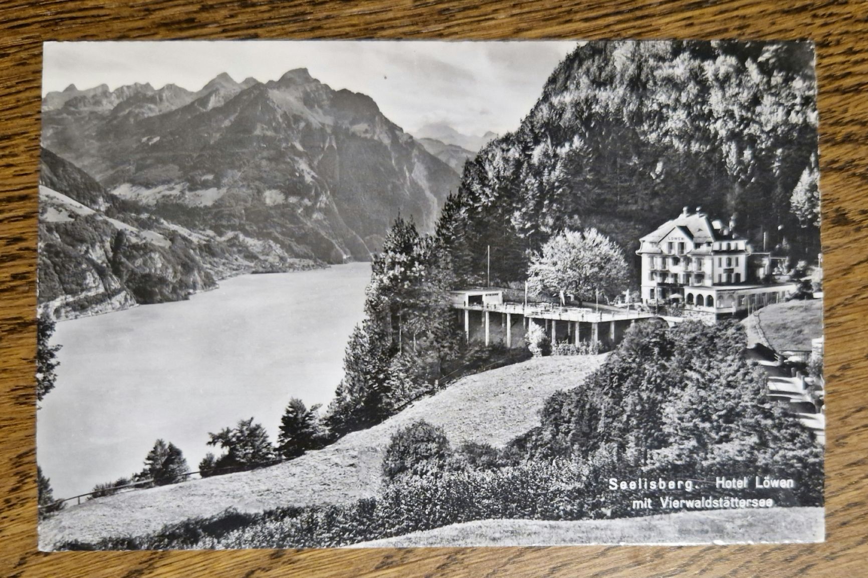 Cartoline postali: Seelisberg Hotel Löwen 1960 – Usato da Ebikon venduto da Donar50