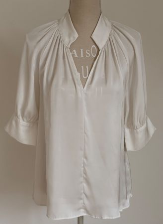 🤍 Bluse / Oberteil von „H&M,“ crèmeweiss, Gr. XS/34 🤍