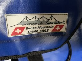 Einkaufstrolley Swiss Mountain blau 6-Rad Modell gebraucht