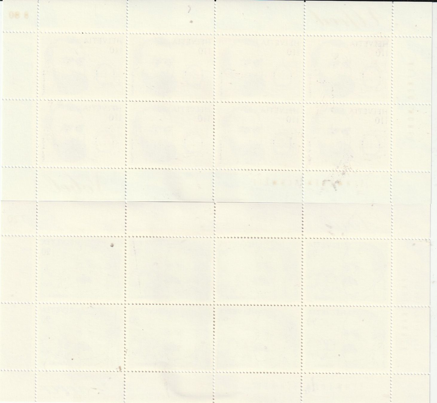 Alle Briefmarken: 927 u. 928 Kleinbogen mit 8 Marken Gestempelt und Postfrisch – Gebraucht aus Rupperswil von Ema10 3