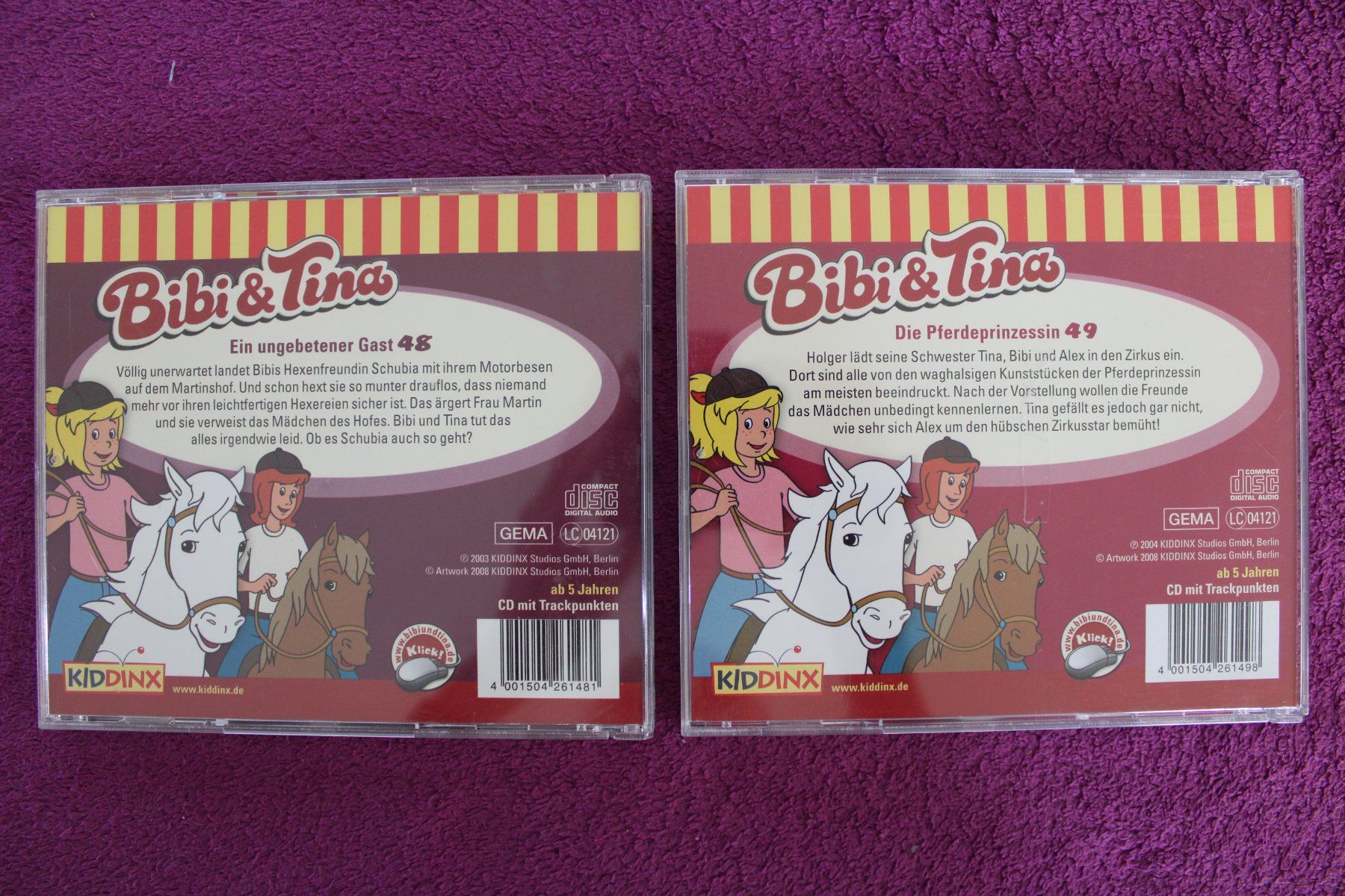 CDs: 6 - Bibi & Tina - Hörspiel - CD´s – Gebraucht aus Müllheim Dorf von Seeeule01 6