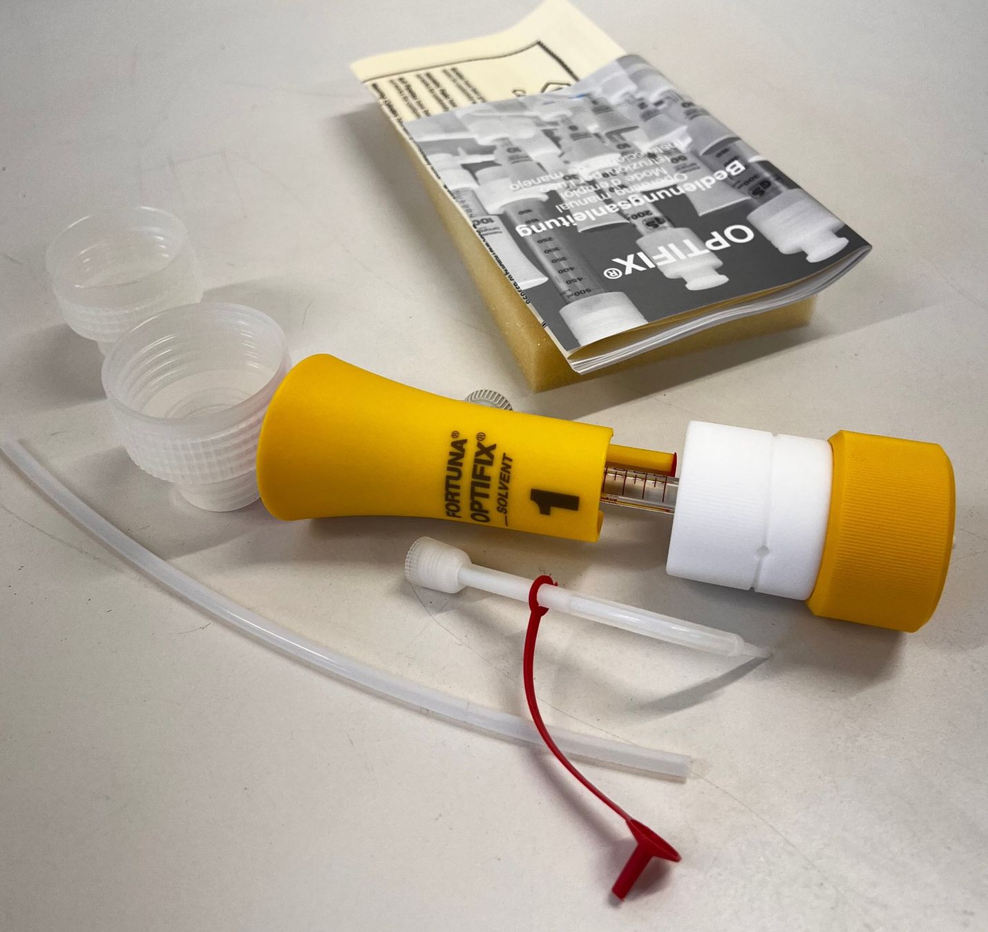 Accessori da laboratorio: Optifix Universal Flaschenaufsatz-Dispenser 1ml – Usato da Niederdorf venduto da LeptonAG_Labor