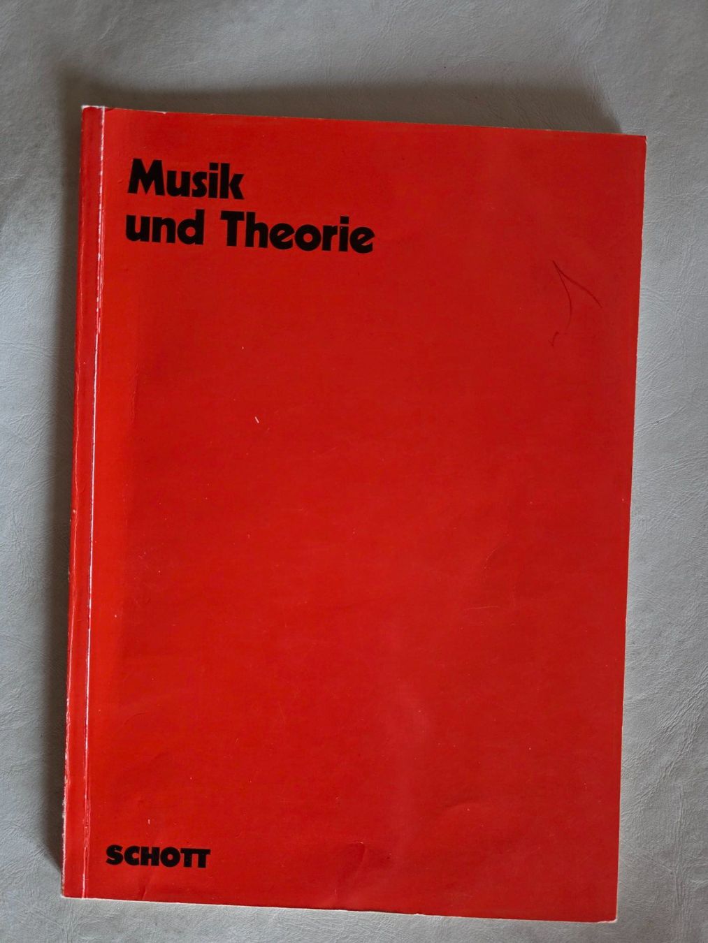 Libri: Musik und Theorie - Schott - Rudolf Stephan - 1987 – Usato da Walterswil BE venduto da Lonitti