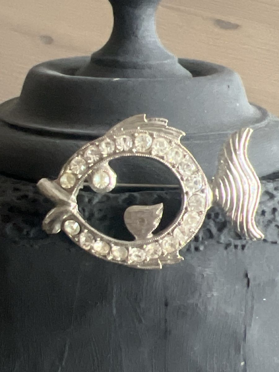Spille & Fermagli: Vintage Fisch Brosche – Usato da Seon venduto da Sunny-Schmuck78 1