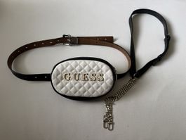 Guess Gürteltasche, Crossbody Bag, neuwertig, schwarz/weiss