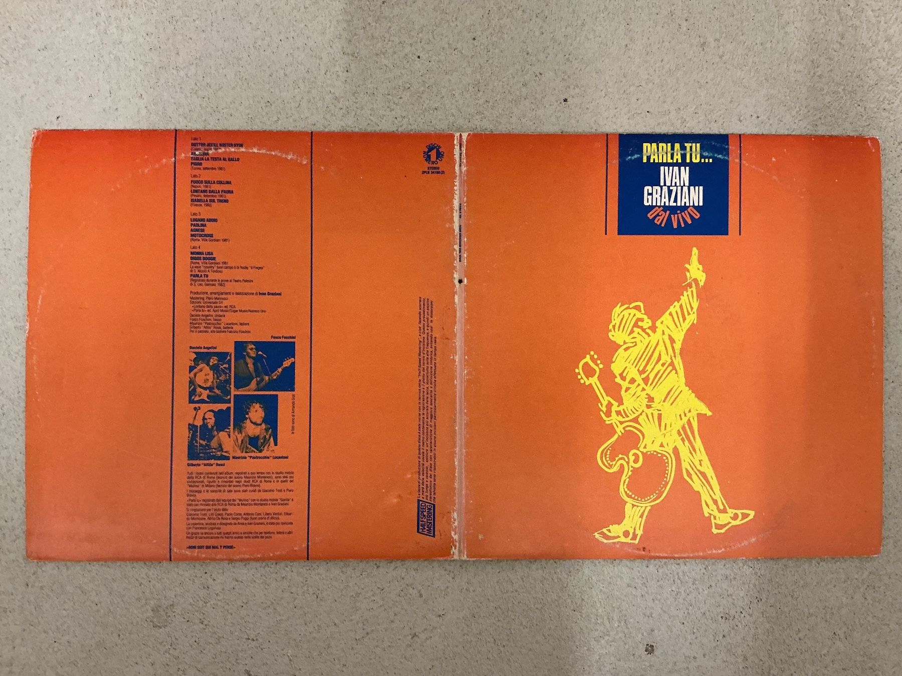 Vinyles: Ivan Graziani LP - Parla Tu... Dal Vivo" – D'occasion à Winterthur par Tumko_7_Vinyl