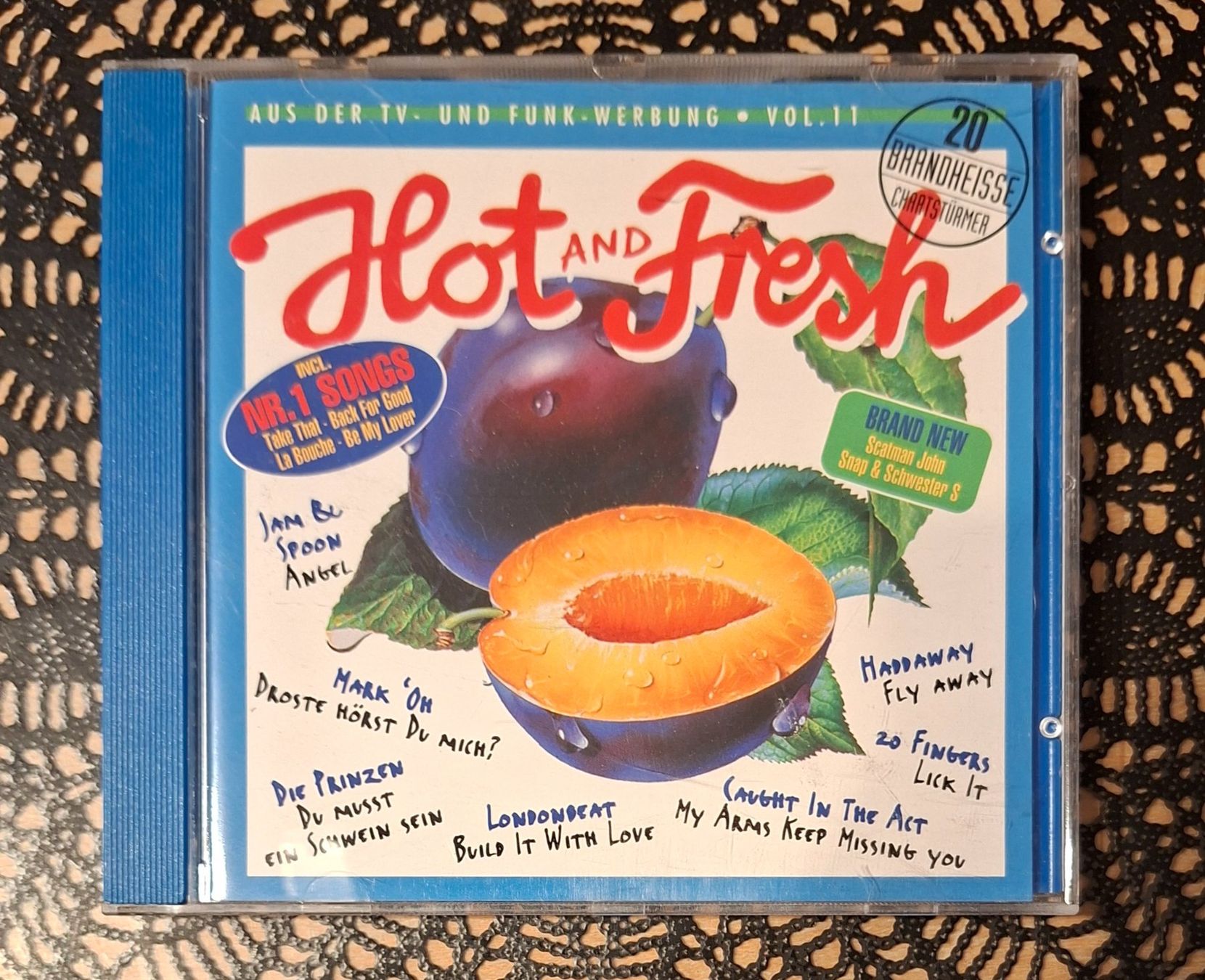 CD: Hot And Fresh Vol.11, DE CD Hit Compilation Sampler 1995 – Usato da Schönenberg TG venduto da Gregolino76