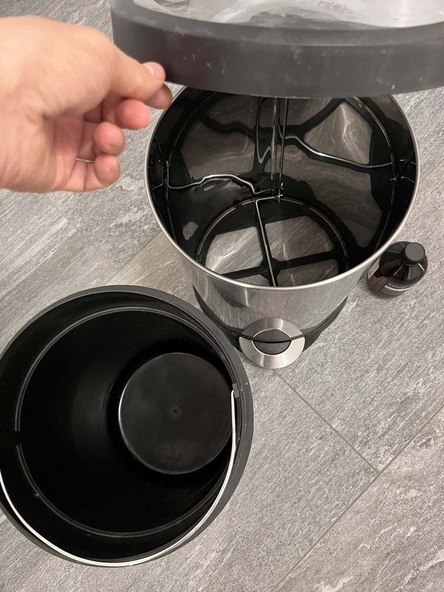 Brabantia Cestini per rifiuti: Abfallaimer pedal bin metal – Nuovo (secondo la descrizione) da Egg b. Zürich venduto da ful_rbq7 2