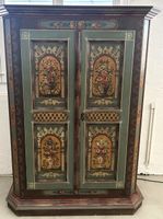 Antik Schrank bemalt floral Grösse B 120cm H 190cm
