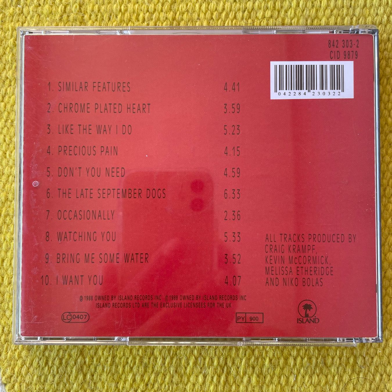 CD: MELISSA ETHERIDGE-MELISSA ETHERIDGE – Usato da Rorschacherberg venduto da CD-Roli 1