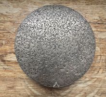 Puderdose 800 Silber