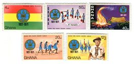 Briefmarken "Pfadfinder". Ghana.