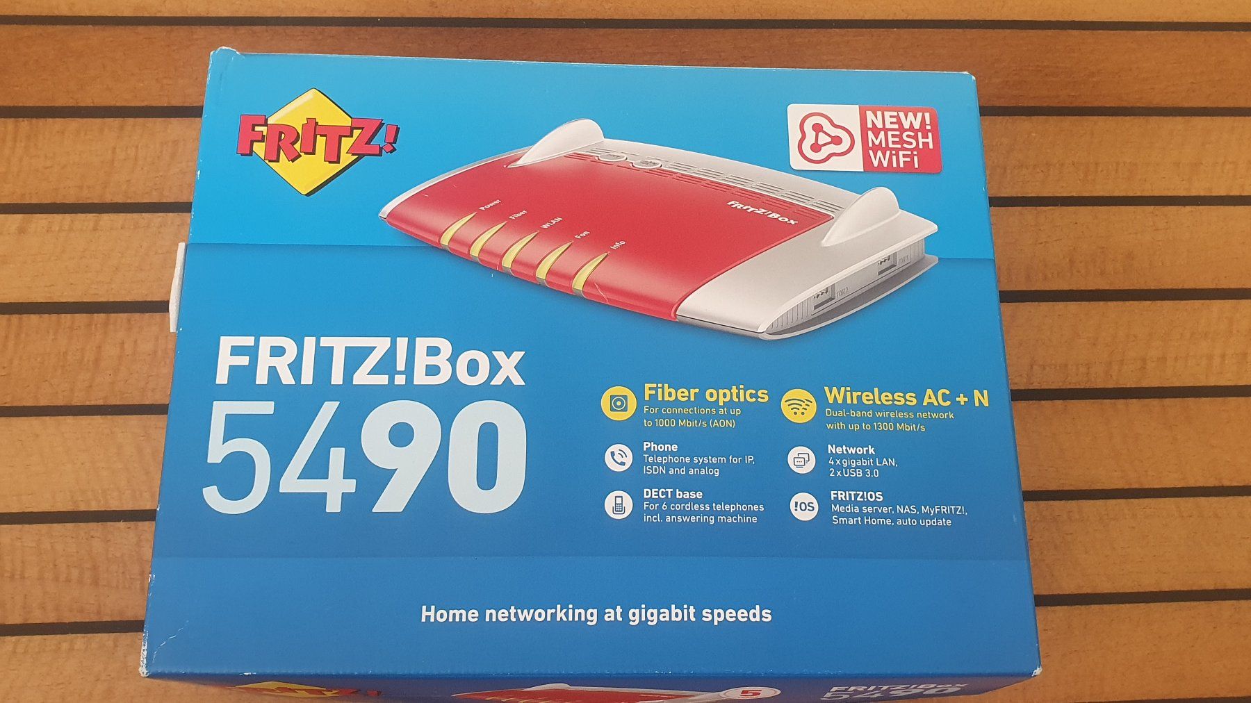 Fritz Modem & Router: FRITZ!Box 5490 - ideal für Glasfaser, CH Version – Usato da Biberist venduto da stang4eva