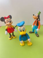 3x Vintage Walt Disney Comic Figur Minnie Donald Goofy 70er