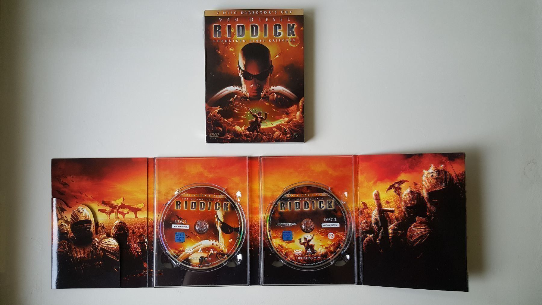 Tutti i DVDs: DVD Riddick - Chroniken eines Kriegers – Usato da Spiez venduto da Spacelightning 2