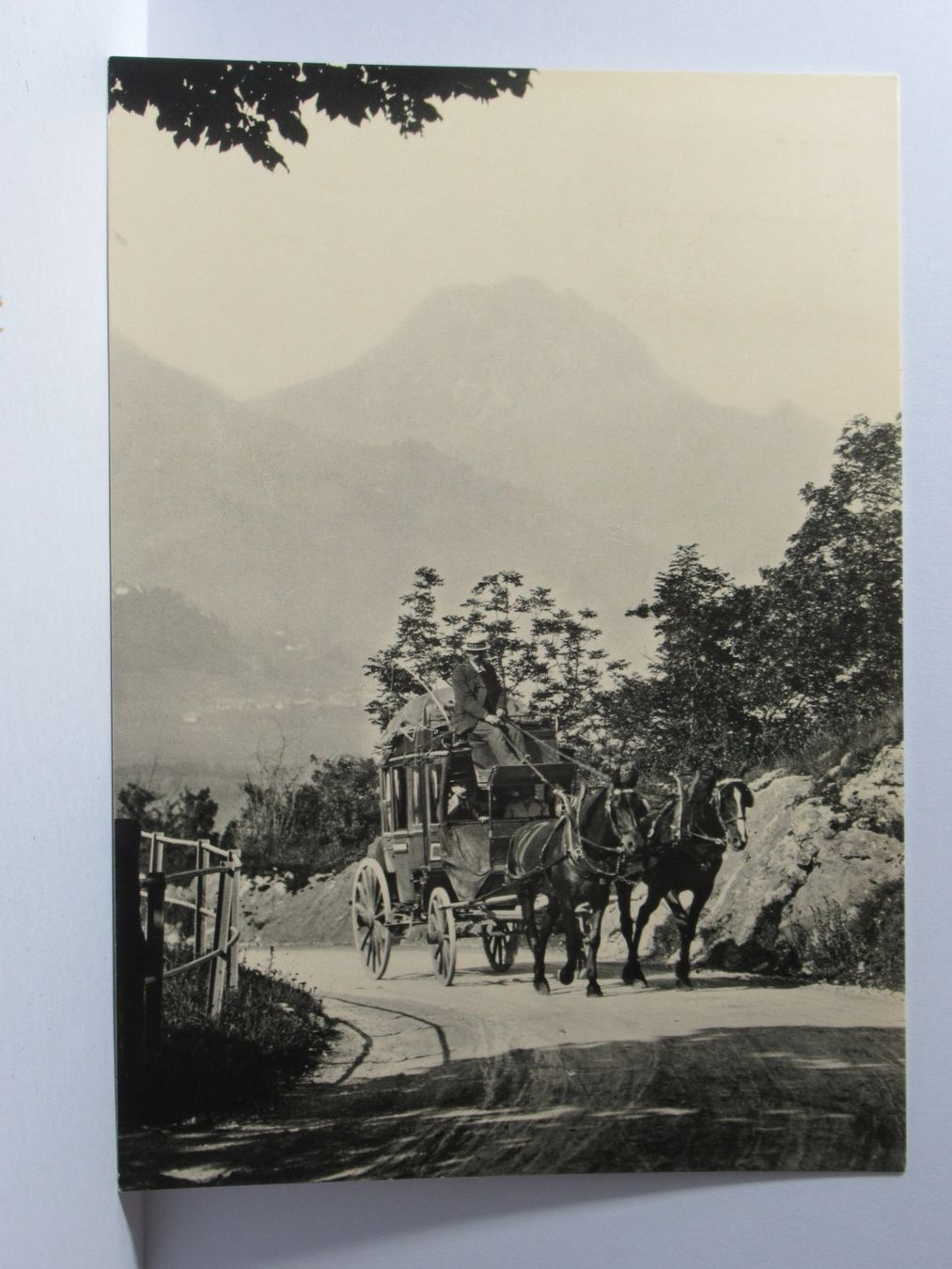 Ansichtskarten: Bildpostkarte  , Rte de Charmey , Postkutsche – Gebraucht aus Grenchen von Bluemchen1900 1