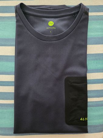 46 Nord Men's Technical T-Shirt, Pocket Detail, Size L