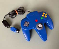 Nintendo 64 Controller Blau - funktionsfähig