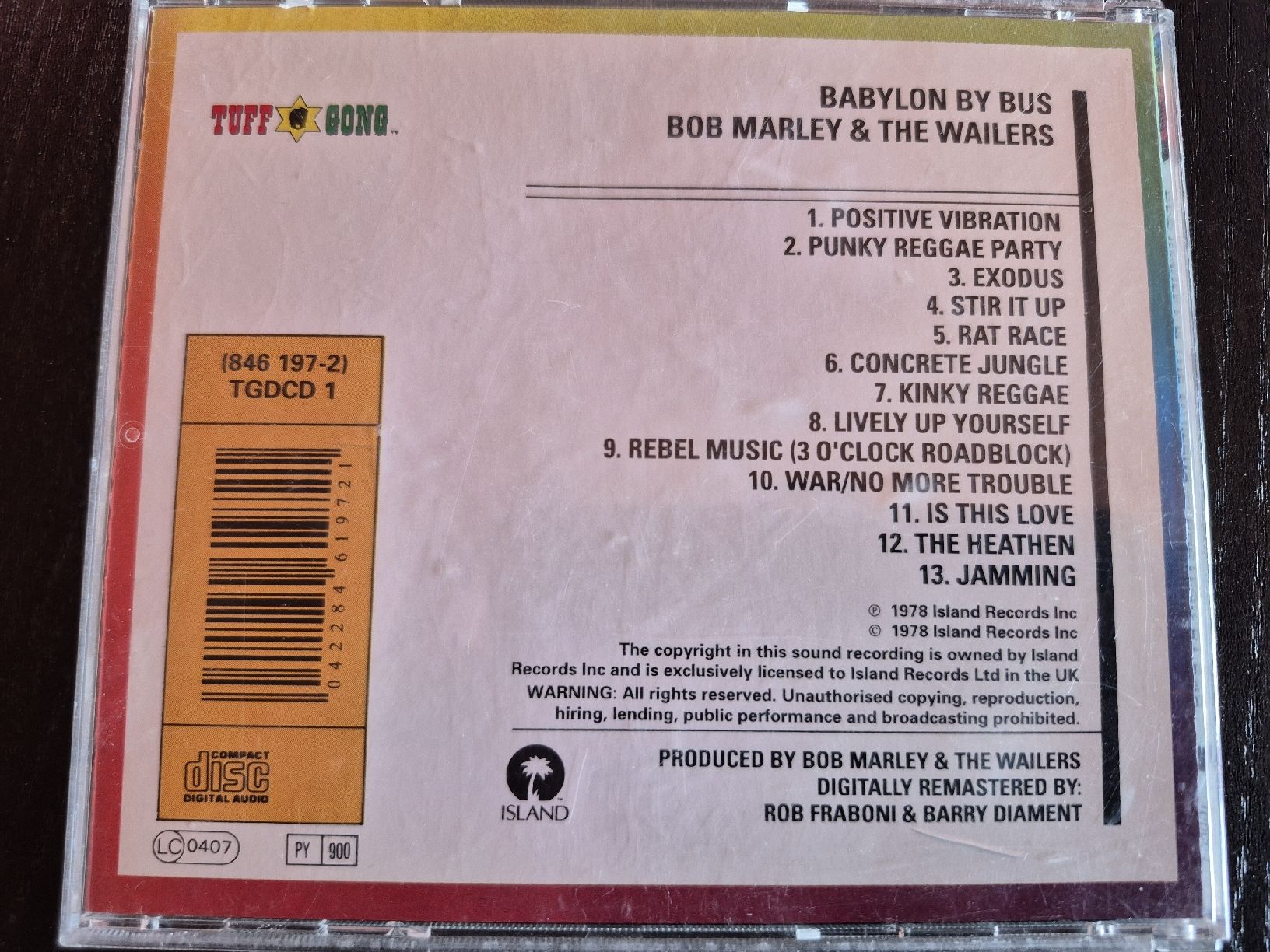 CDs: Bob Marley & The Wailers - Babylon by Bus – Gebraucht aus Bern von Roibusch 2