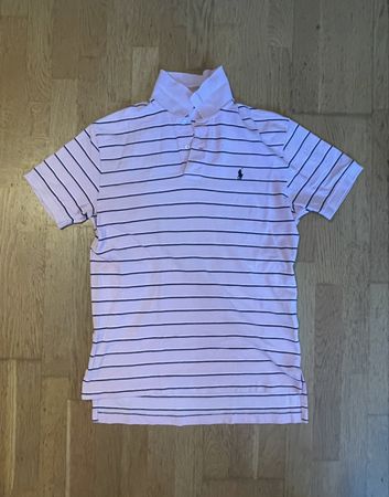 Polo Ralph Lauren Poloshirt gestreift Grösse M pink