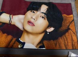 BTS BE V Fabric Banner