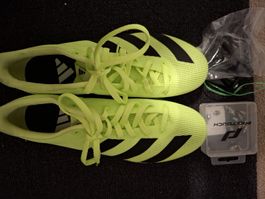 Adidas Nagelschuhe / Laufschuhe Neongelb  gr 36  2/3