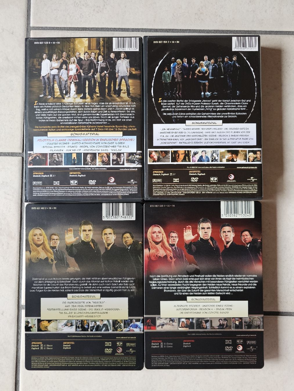 Tutti i DVDs: Heroes  -  Staffel 1 - 3 – Usato da Schneisingen venduto da backstore24 1
