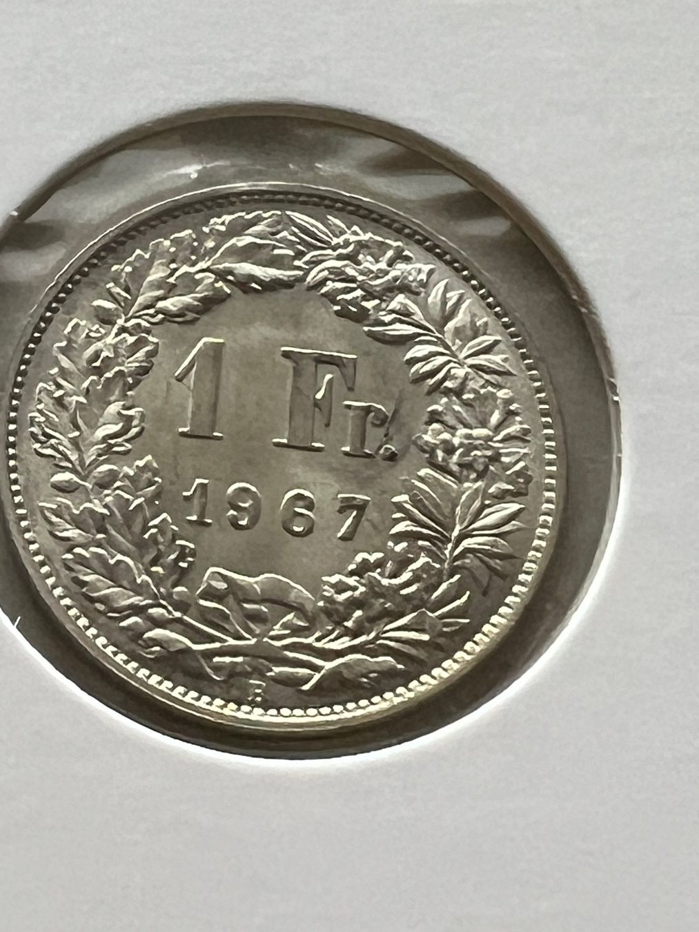 Toutes les monnaies: 1 Fr. 1967 – D'occasion à Schötz par Odpa