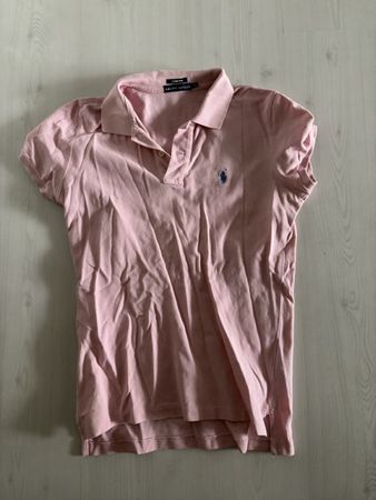Ralph Lauren Poloshirt Slim Fit Gr. L, rosa, Sommer-Look 🌸