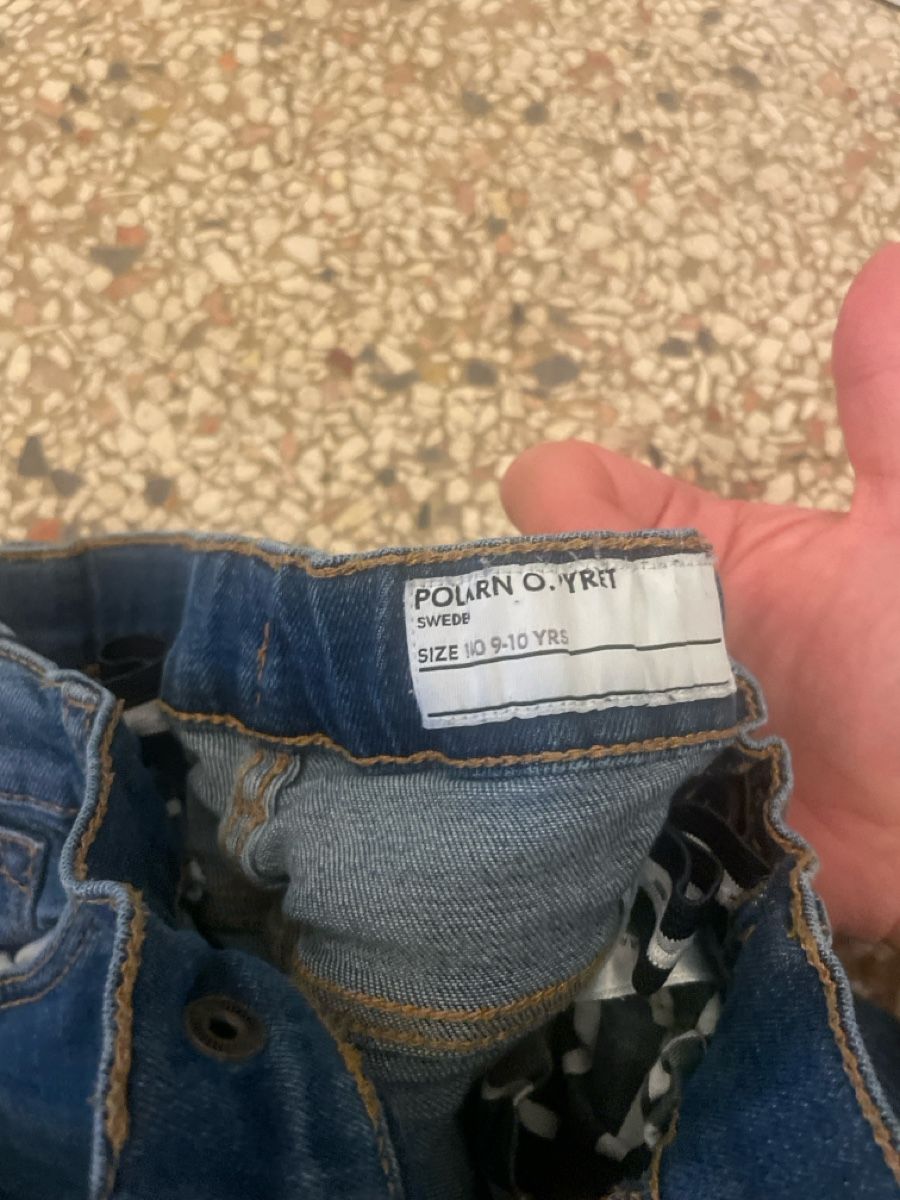 Pantaloni: Polarn O. Pyret Gr 134 - 140 Jeans – Usato da Luzern venduto da caracena 1