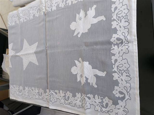 Tessuti: Tischläufer/Sideboardläufer Engel/Sterne – Nuovo (secondo la descrizione) da Oberrohrdorf venduto da Heinzwu