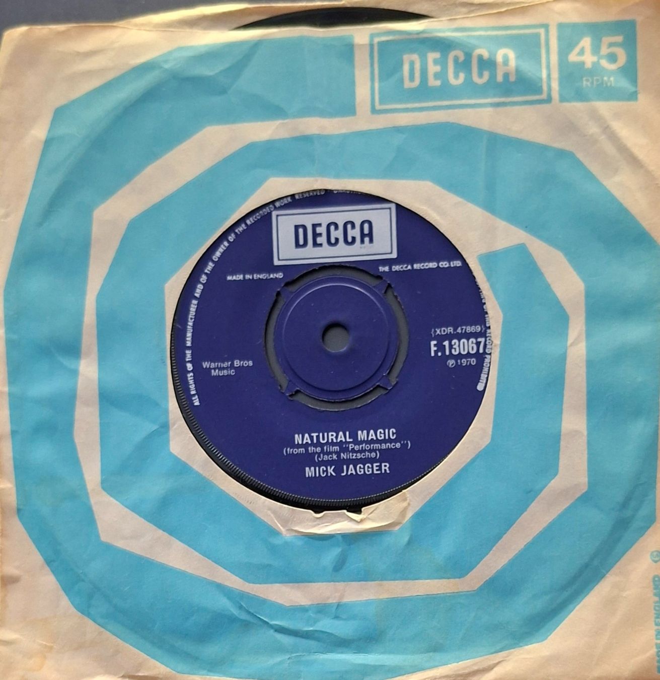 Schallplatten: Vinyl-Single Mick Jagger (Stones) - Natural Magic – Gebraucht aus Langenthal von Modo39