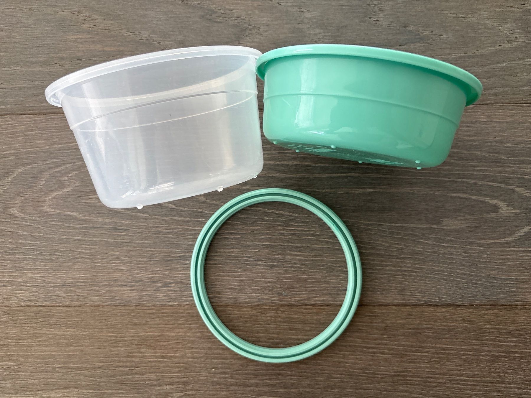 Ikea Contenitori & Simili: IKEA 365+ zwei Vorratsbehälter 0.45 / 0.7 l + eine Dichtung – Usato da Hünenberg venduto da Betsch1 1