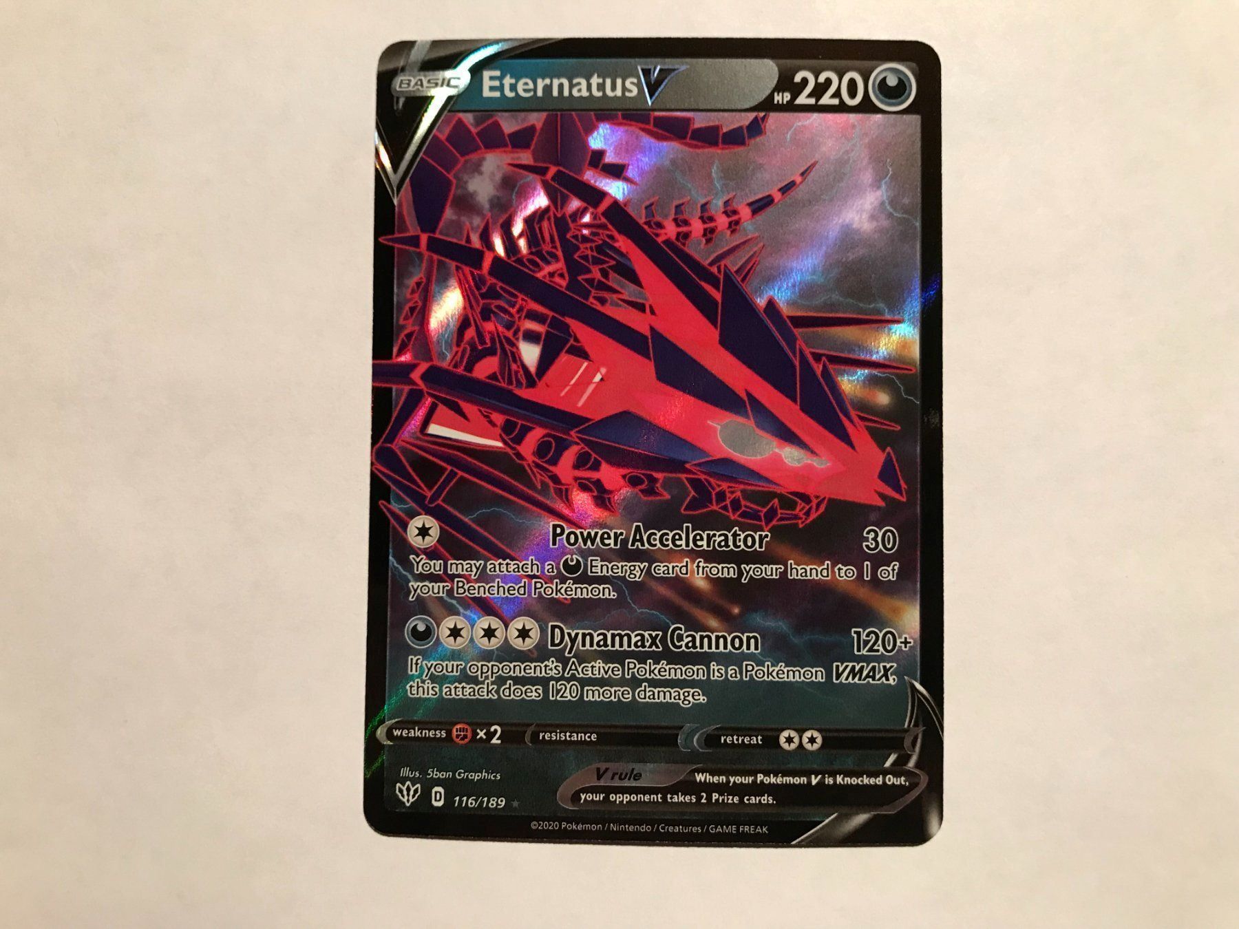 Pokémon Carte collezionabili: Eternatus V – Nuovo (secondo la descrizione) da Hagendorn venduto da Pokecollectorch 1