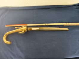 Domixa Armatur, Auszug Auslauf, Goldfarben, Top Zustand, 72