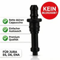 Jura Milchanschluss Nippel Ersatzteil Milchschaum Reparatur