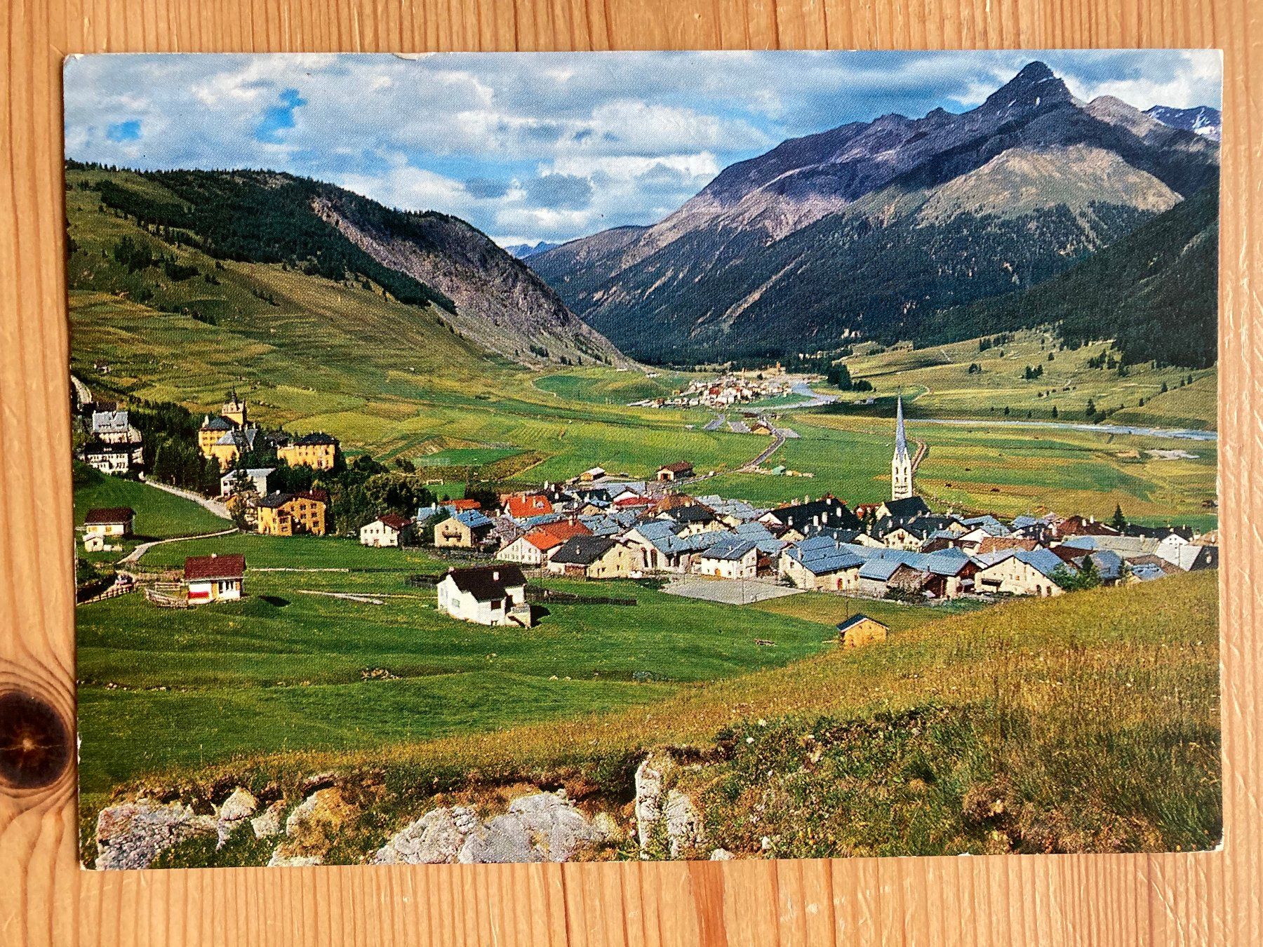 Ansichtskarten: Zuoz - Engadin - AK 1974 – Gebraucht aus Oberuzwil von Henri09