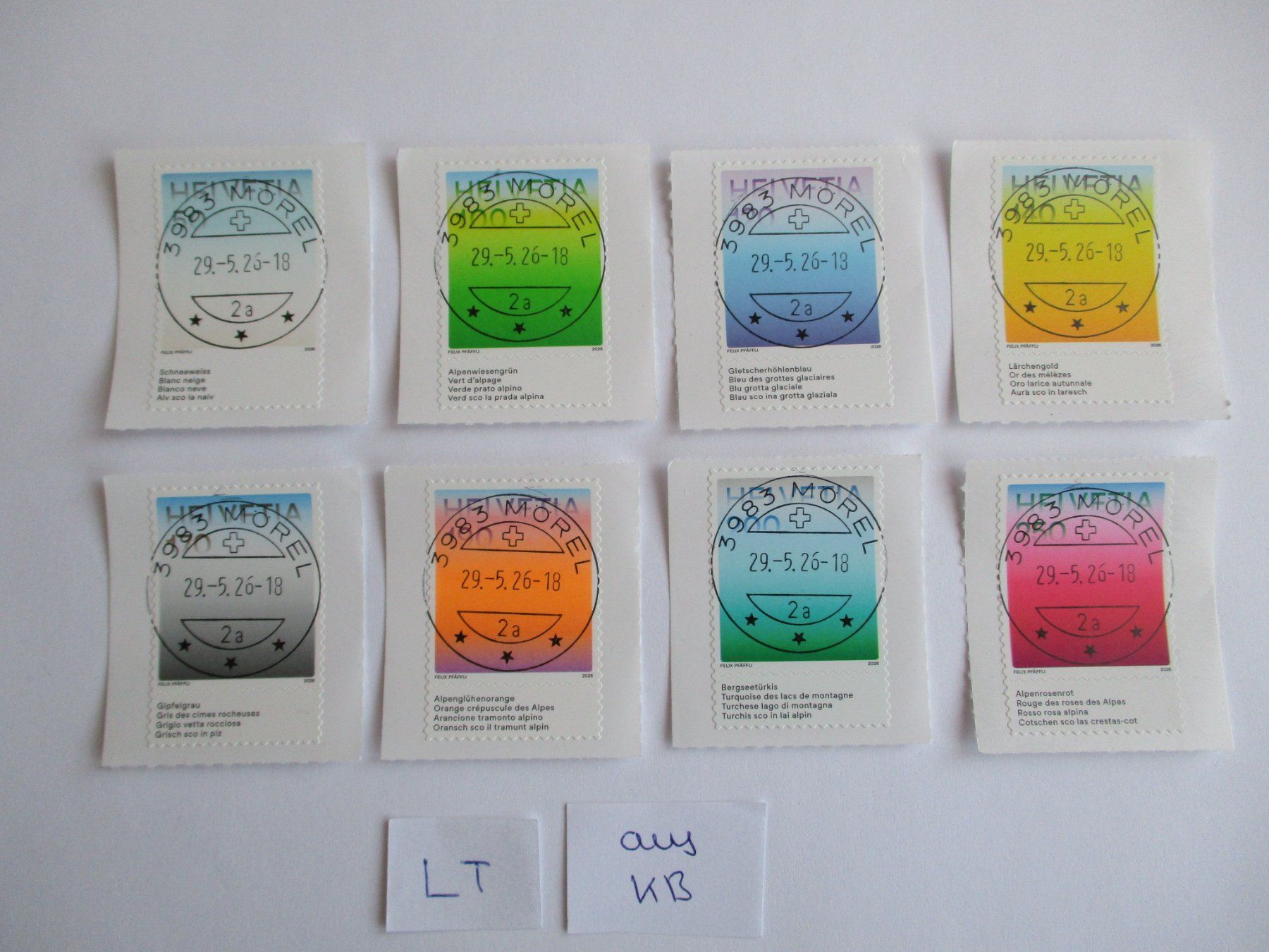 Alle Briefmarken: Voll Letzttagsstempel  Poststelle 3983 Mörel  Normalstempel – Gebraucht aus Langnau b. Reiden von Aktuell88