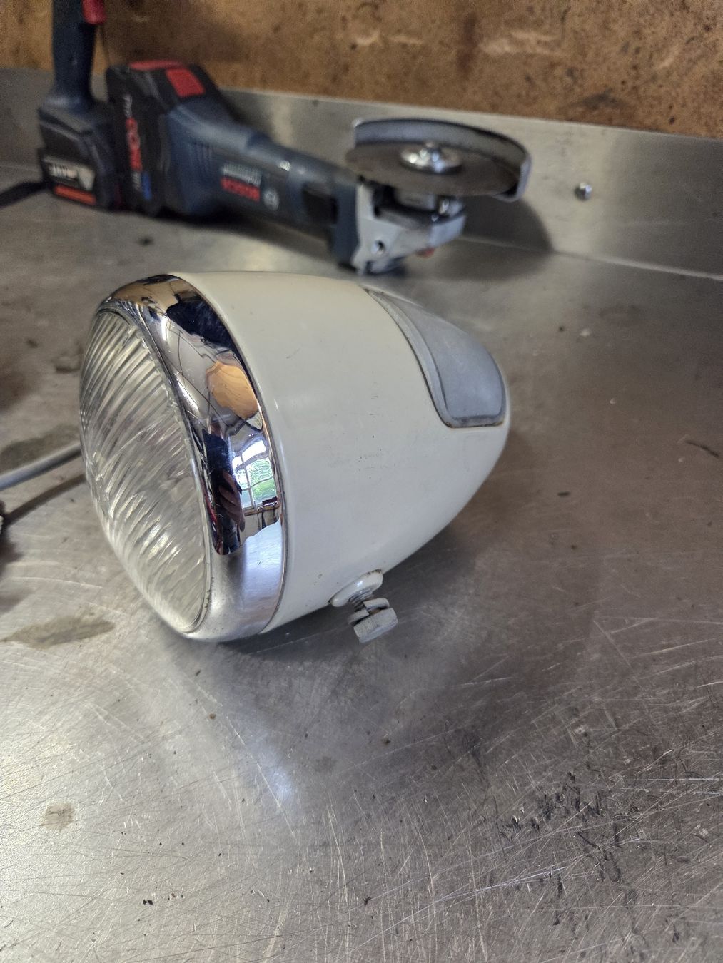 Pièces pour mobylette: Kreidler k50 Halus Mofa Scheinwerfer Eierlampe – D'occasion à Eichberg par Schmid-Motos 2