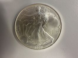 1 Unze Silber American Eagle 2000