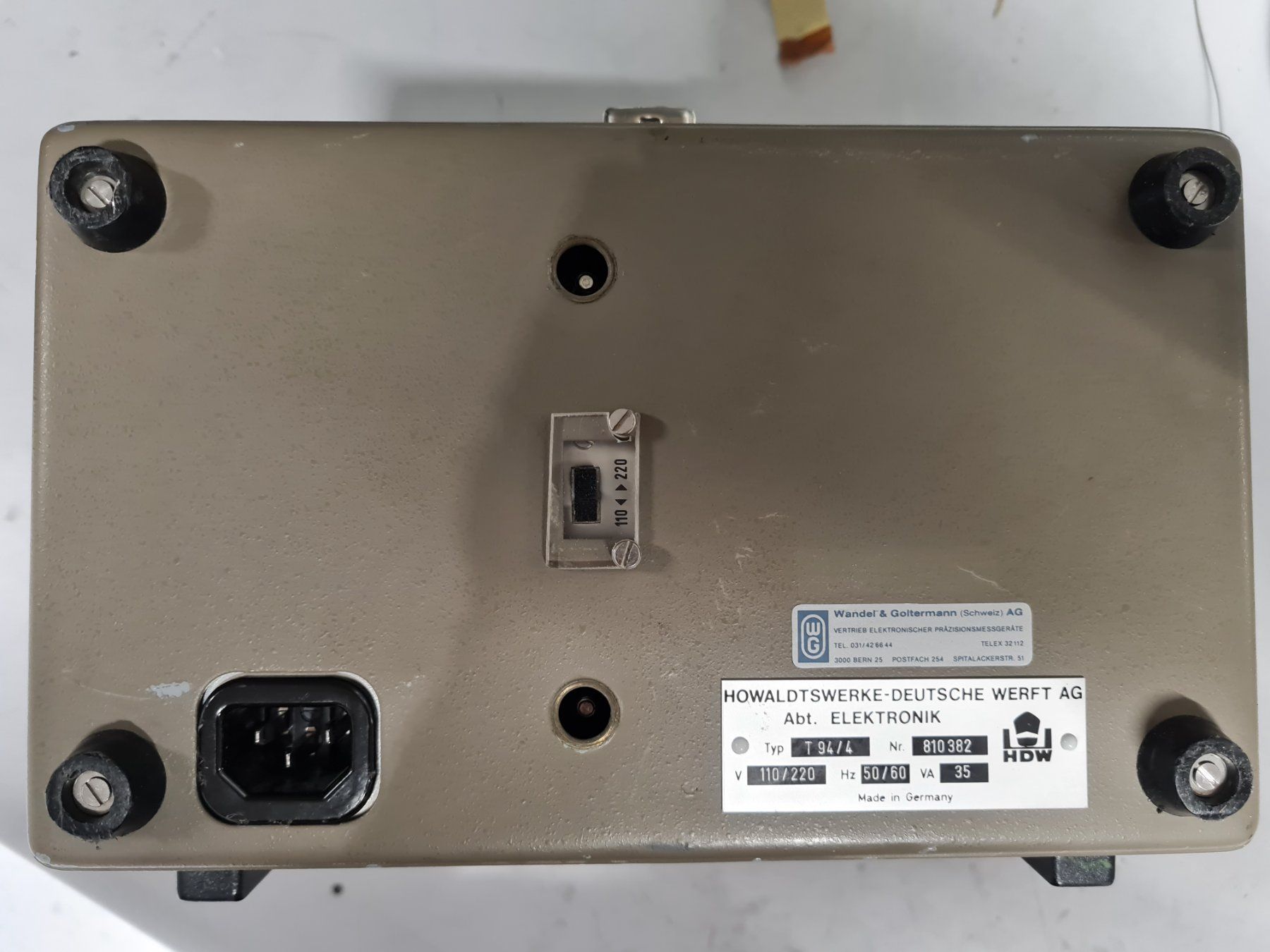 Misurare: High-Voltage Tester HV-TESTER T94/4 – Usato da Horw venduto da Arta20000 2