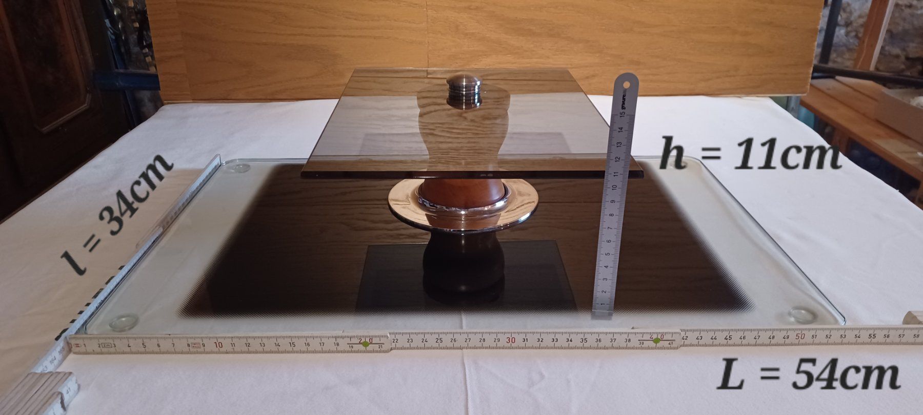 Piatti di portata: Plateau de service en verre – Usato da Neuchâtel venduto da kab 1